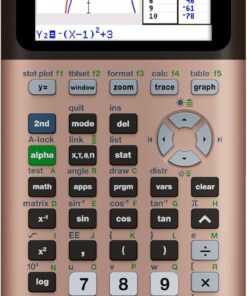Texas Instruments TI-84 Plus CE Color Graphing Calculator, Rose Gold (Metallic)