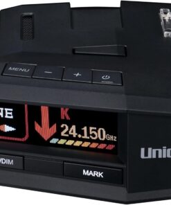 UNIDEN R8 Extreme Long-Range Radar/Laser Detector, Dual-Antennas Front & Rear Detection w/Directional Arrows, Built-in GPS w/Real-Time Alerts, Voice Alerts, Red Light Camera and Speed Camera Alerts