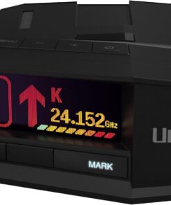 Uniden R8W (New Model) Extreme Long Range Laser/Radar Detector, 360° Awareness, Directional Arrows, Wi-Fi, Bluetooth, GPS, Real-Time Voice Alerts, Red Light & Speed Camera Alerts, R/TACH App