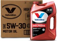 Valvoline High Mileage with MaxLife Technology SAE 5W-30 Synthetic Blend Motor Oil 5 QT, Case of 3 (Packaging May Vary)