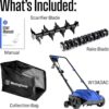 Westinghouse 13-Inch 12 Amp 2-in-1 Corded Lawn Electric Dethatcher and Scarifier with 8 Gallon Thatch Collection Bag, 4-Position Depth Adjustment, Foldable Handle, for Lawn, Yard and Grass Westinghouse 13-Inch 12 Amp 2-in-1 Corded Lawn Electric Dethatcher and Scarifier with 8 Gallon Thatch Collection Bag, 4-Position Depth Adjustment, Foldable Handle, for Lawn, Yard and Grass