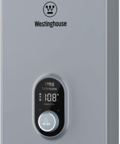Westinghouse 14kW 240V Smart WiFi Tankless Water Heater Electric, Compatible with Alexa & Google Home, ETL Certified, IPX4, Gray - Upgrade (APOLO-2.0)