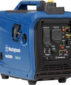Westinghouse 2550 Peak Watt Super Quiet & Lightweight Portable Inverter Generator, RV Ready 30A Outlet, Gas and Propane Powered, CO Sensor, Parallel Capable, Long Run Time