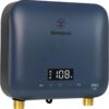 Westinghouse Apolo Mini 6.5kW Tankless Water Heater Electric, 240V Instant Hot Water, Smart WiFi Control, Compatible with Alexa & Google Home, Deep Blue