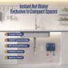 Westinghouse Apolo Mini 6.5kW Tankless Water Heater Electric, 240V Instant Hot Water, Smart WiFi Control, Compatible with Alexa & Google Home, Deep Blue Westinghouse Apolo Mini 6.5kW Tankless Water Heater Electric, 240V Instant Hot Water, Smart WiFi Control, Compatible with Alexa & Google Home, Deep Blue