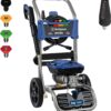 Westinghouse WPX2700e Electric Pressure Washer, 2700 Max PSI and 1.76 Max GPM, Induction Motor, Onboard Soap Tank, Spray Gun and Wand, 5 Nozzle Set, for Cars/Fences/Driveways/Homes/Patios/Furniture