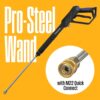 Westinghouse WPX2700e Electric Pressure Washer, 2700 Max PSI and 1.76 Max GPM, Induction Motor, Onboard Soap Tank, Spray Gun and Wand, 5 Nozzle Set, for Cars/Fences/Driveways/Homes/Patios/Furniture