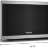 Whirlpool WMCS3019RS Countertop Microwave with Turntable 0.9 Cu. Ft, Steam Clean, 900 Watt Microwave, Stainless Steel