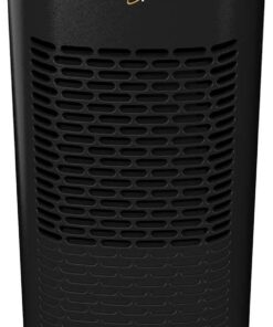 Whirlpool, WPT80B Whispure True HEPA Air Purifier, Activated Carbon Advanced Anti-Bacteria, Ideal for Allergies, Odors, Pet Dander, Mold, Smoke, Wildfire, and Germs, Large, Black