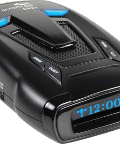 Whistler CR93 High Performance Laser Radar Detector: 360 Degree Protection, Bilingual Voice Alerts, and Internal GPS , Black