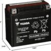 Yuasa YUAM320BS YTX20L-BS Maintenance Free AGM Battery with Acid pack Yuasa YUAM320BS YTX20L-BS Maintenance Free AGM Battery with Acid pack