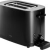 ZWILLING Enfinigy, 2-Slice Toaster, Extra Wide 1.5" Slots for Bagels and Toast, Black