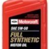 5w50 Ford Motorcraft XO-5w50-QGT Full Synthetic Motor Oil 12 qt case