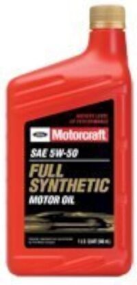 5w50 Ford Motorcraft XO-5w50-QGT Full Synthetic Motor Oil 12 qt case