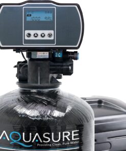 64,000 Grain Aquasure Harmony Whole House Water Softener - Reduces Hardness & Minerals, Improves Water Quality, For 4+ Bathrooms