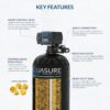 64,000 Grain Aquasure Harmony Whole House Water Softener - Reduces Hardness & Minerals, Improves Water Quality, For 4+ Bathrooms