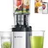 AMZCHEF Cold Press Juicer, Juicers Machines - 5.4