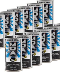 BG Motor Oil Additive (313.0 ml) (Pack of 12) With MotorGod Key Chain