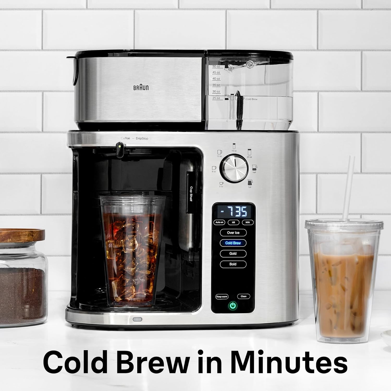 Braun MultiServe Plus 10-Cup Drip Coffee Maker - Hot & Cold Multi-Serve Brewer with Programmable Timer and Auto Start, Over Ice Function, Stainless Steel & Pod-Free Design, KF9270SI1 Braun MultiServe Plus 10-Cup Drip Coffee Maker - Hot & Cold Multi-Serve Brewer with Programmable Timer and Auto Start, Over Ice Function, Stainless Steel & Pod-Free Design, KF9270SI