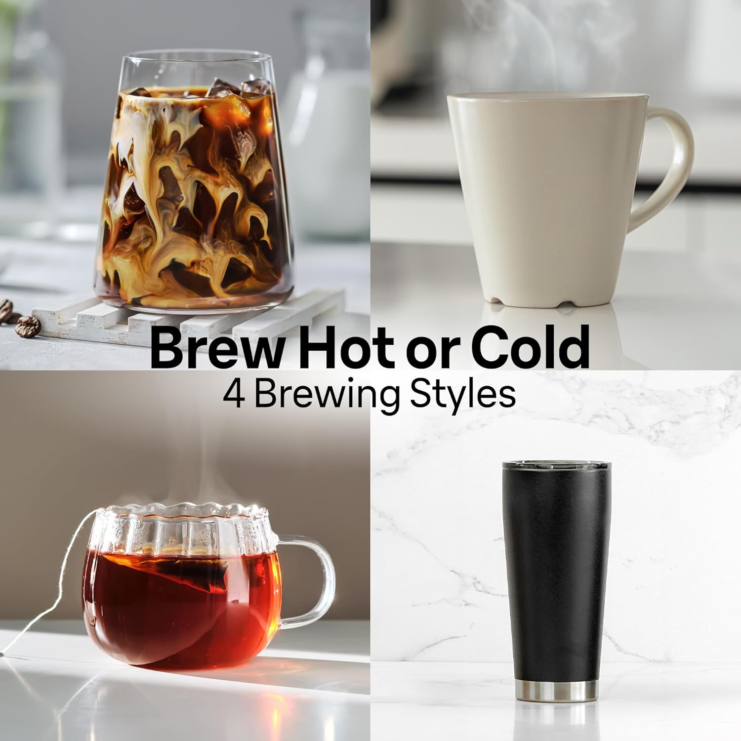 Braun MultiServe Plus 10-Cup Drip Coffee Maker - Hot & Cold Multi-Serve Brewer with Timer and Auto Start, Hot Water Dispenser, Over Ice Function, Stainless Steel & Pod-Free Design, KF9370SI5 Braun MultiServe Plus 10-Cup Drip Coffee Maker - Hot & Cold Multi-Serve Brewer with Timer and Auto Start, Hot Water Dispenser, Over Ice Function, Stainless Steel & Pod-Free Design, KF9370SI