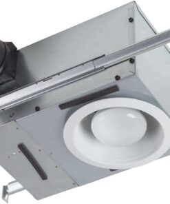 Broan-NuTone 744L Recessed Light Ventilation Fan, Selectable Speed 50-80 CFM, 0.3-2 Sones, White