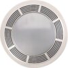 Broan-NuTone 750 Round Fan and Light Combo for Bathroom and Home, White Grille with Glass Lens, 100-Watts, 3.5 Sones, 100 CFM Broan-NuTone 750 Round Fan and Light Combo for Bathroom and Home, White Grille with Glass Lens, 100-Watts, 3.5 Sones, 100 CFM