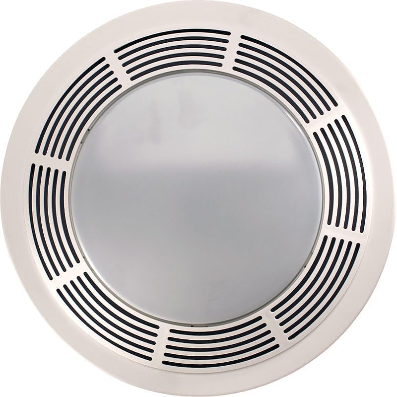 Broan-NuTone 750 Round Fan and Light Combo for Bathroom and Home, White Grille with Glass Lens, 100-Watts, 3.5 Sones, 100 CFM Broan-NuTone 750 Round Fan and Light Combo for Bathroom and Home, White Grille with Glass Lens, 100-Watts, 3.5 Sones, 100 CFM - Image 5