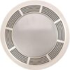 Broan-NuTone 750 Round Fan and Light Combo for Bathroom and Home, White Grille with Glass Lens, 100-Watts, 3.5 Sones, 100 CFM Broan-NuTone 750 Round Fan and Light Combo for Bathroom and Home, White Grille with Glass Lens, 100-Watts, 3.5 Sones, 100 CFM