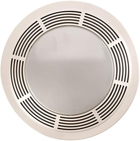 Broan-NuTone 750 Round Fan and Light Combo for Bathroom and Home, White Grille with Glass Lens, 100-Watts, 3.5 Sones, 100 CFM Broan-NuTone 750 Round Fan and Light Combo for Bathroom and Home, White Grille with Glass Lens, 100-Watts, 3.5 Sones, 100 CFM - Image 8