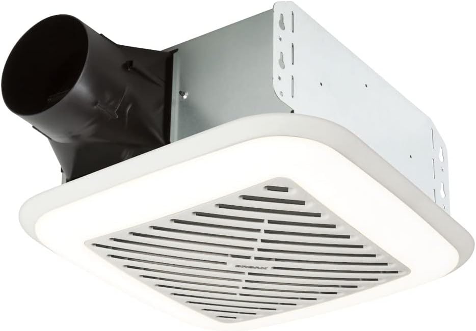 Broan-NuTone 791LEDM Ventilation Fan with LED Light and Roomside Installation, ENERGY STAR Certified, 110 CFM, 1.5 Sones, White Broan-NuTone 791LEDM Ventilation Fan with LED Light and Roomside Installation, ENERGY STAR Certified, 110 CFM, 1.5 Sones, White