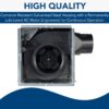 Broan-NuTone AE50 Ventilation Fan with Roomside Installation, ENERGY STAR Certified, Ceiling or Wall Mount, 50 CFM, 0.5 Sones, White Broan-NuTone AE50 Ventilation Fan with Roomside Installation, ENERGY STAR Certified, Ceiling or Wall Mount, 50 CFM, 0.5 Sones, White