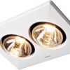 Broan-Nutone 164 Bulb Heater and Fan, Energy-Saving 2-Bulb Infrared Type IC Ceiling Heater, White, 250-Watt, 4.0 Sones, 70 CFM