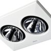 Broan-Nutone 164 Bulb Heater and Fan, Energy-Saving 2-Bulb Infrared Type IC Ceiling Heater, White, 250-Watt, 4.0 Sones, 70 CFM