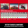 CRAFTSMAN 1.5A Car Battery Charger and Maintainer, 3-in-1 Solution, for 6V/12V Power Sport, Automotive, and Marine Batteries, CMXCESM259