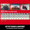 CRAFTSMAN 6A Car Battery Charger and 100A Engine Starter, 6-in-1 Solution, Battery Maintainer, 30A Boost, for 6V/12V Power Sport, Automotive, and Marine Batteries, CMXCESM253