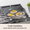 Calphalon® Premier Ceramic Nonstick 5-Piece Cookware Set, Mushroom Grey Calphalon® Premier Ceramic Nonstick 5-Piece Cookware Set, Mushroom Grey