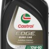 Castrol EDGE Euro 10W-60 Advanced Full Synthetic Motor Oil, 1 Quart, Pack of 6