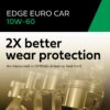 Castrol EDGE Euro 10W-60 Advanced Full Synthetic Motor Oil, 1 Quart, Pack of 6
