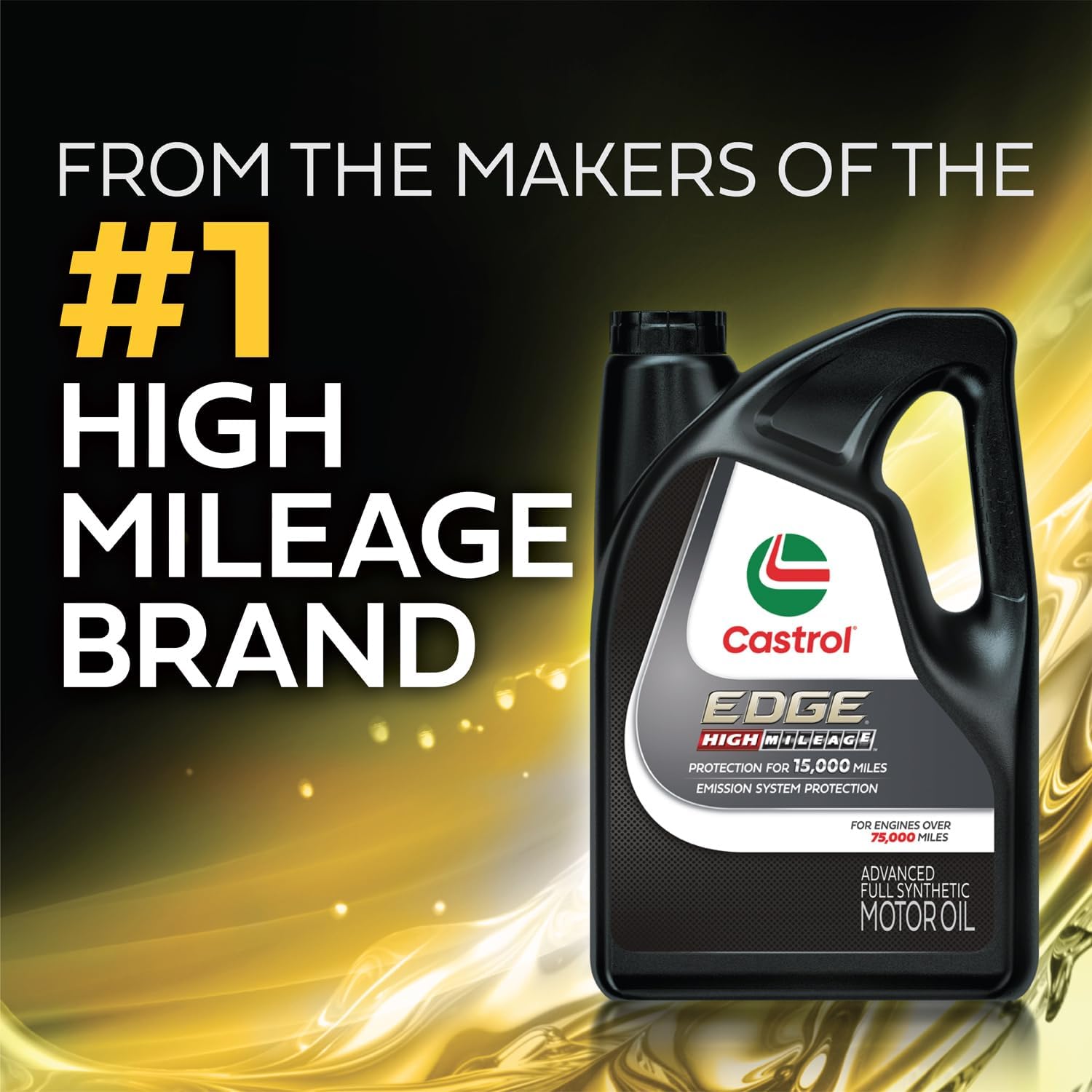 Castrol EDGE High Mileage 0W-20 Advanced Full Synthetic Motor Oil, 1 Quart, Pack of 6567 Castrol EDGE High Mileage 0W-20 Advanced Full Synthetic Motor Oil, 1 Quart, Pack of 6