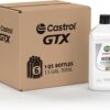 Castrol GTX 20W-50 Conventional Motor Oil, 1 Quart, Pack of 6