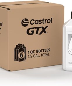 Castrol GTX 20W-50 Conventional Motor Oil, 1 Quart, Pack of 6
