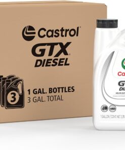 Castrol GTX CK-4 15W-40 Conventional Diesel Motor Oil 1 Gallon, Pack of 3