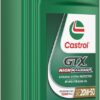 Castrol GTX High Mileage 20W-50 Synthetic Blend Motor Oil, 1 Quart, Pack of 6
