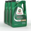 Castrol GTX High Mileage 20W-50 Synthetic Blend Motor Oil, 5 Quarts, Pack of 3
