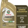 Castrol Power1 4T 10W-50 Full Synthetic Motorcycle Oil, 1 Quart, Pack of 6