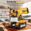 Cordless Paint Sprayer with 2 Batteries, 650W HVLP 21V Battery Powered Handheld Paint Gun Kit, 5 Nozzles & 3 Spray Patterns, Efficient Electronic Tools for Fence, Wall, Cabinets, House Painting Cordless Paint Sprayer with 2 Batteries, 650W HVLP 21V Battery Powered Handheld Paint Gun Kit, 5 Nozzles & 3 Spray Patterns, Efficient Electronic Tools for Fence, Wall, Cabinets, House Painting
