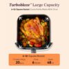 Cosori 9-in-1 TurboBlaze Air Fryer 6 Qt, Smart Control, 90°–450°F, Shake Reminders, Precise Heating for Even Results, Air Fry, Roast, Bake, Broil, Dry, Frozen, Proof, Reheat, Keep Warm, 120V, Cream