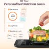 Cosori Smart Food Kitchen Scale with Nutritional Calculator, Free App for AI Scan, Calorie & Macro Tracking, Food Preload, On-Screen Nutrient Info, Personal Goals, Rechargeable, 11 lb / 5 kg