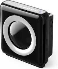 Coway AP-1512HH Mighty Air Purifier with True HEPA and Eco Mode, black/silver, 16.8 x 18.3 x 9.6