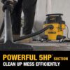 DEWALT 6 Gal Stealthsonic Shop Vacuum Wet and Dry, 5 Peak HP Shop Vac with Poweful Suction, Ultra-Quiet Shopvac Wet Dry Vacuum Cleaner with 6 Dust Bages for Home, Jobsite, Workshop, Garage and Auto